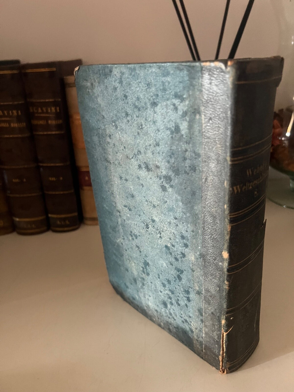 🔴 Buch WELTGELCHICHTE Dr. George Weber Deutsch Mitte Lalters antik 1870 SELTEN 