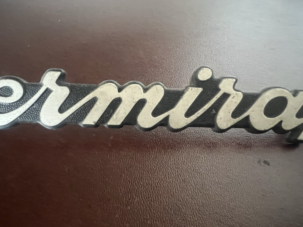 🔴 FIAT 131 stemma auto SUPERMILLEFIORI emblema logo scritta metallo vintage