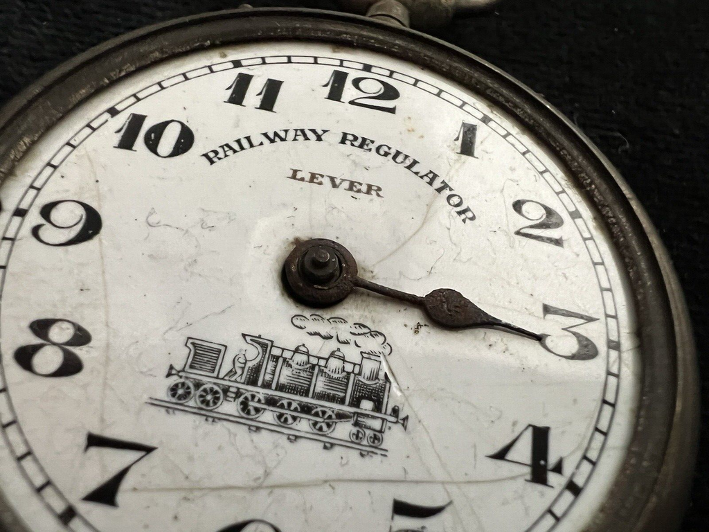 🔴 RAYLWAY REGULATEUR orologio tasca carica manuale parti pezzi ricambio