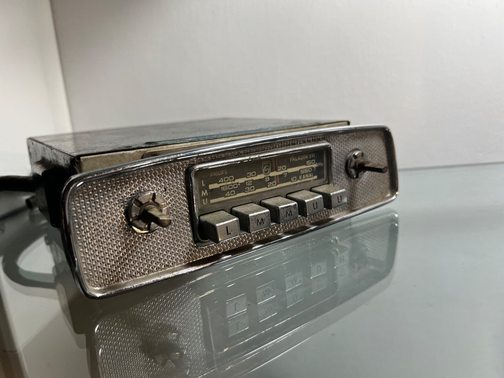 Philips car Radio Paladin 591 Manquant Pommeau Vintage Rare Vintage