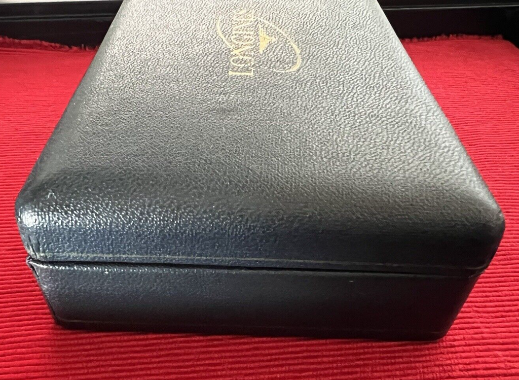 🔴 LONGINES box scatola orologio T5 cofanetto astuccio custodia ORIGINALE 1940