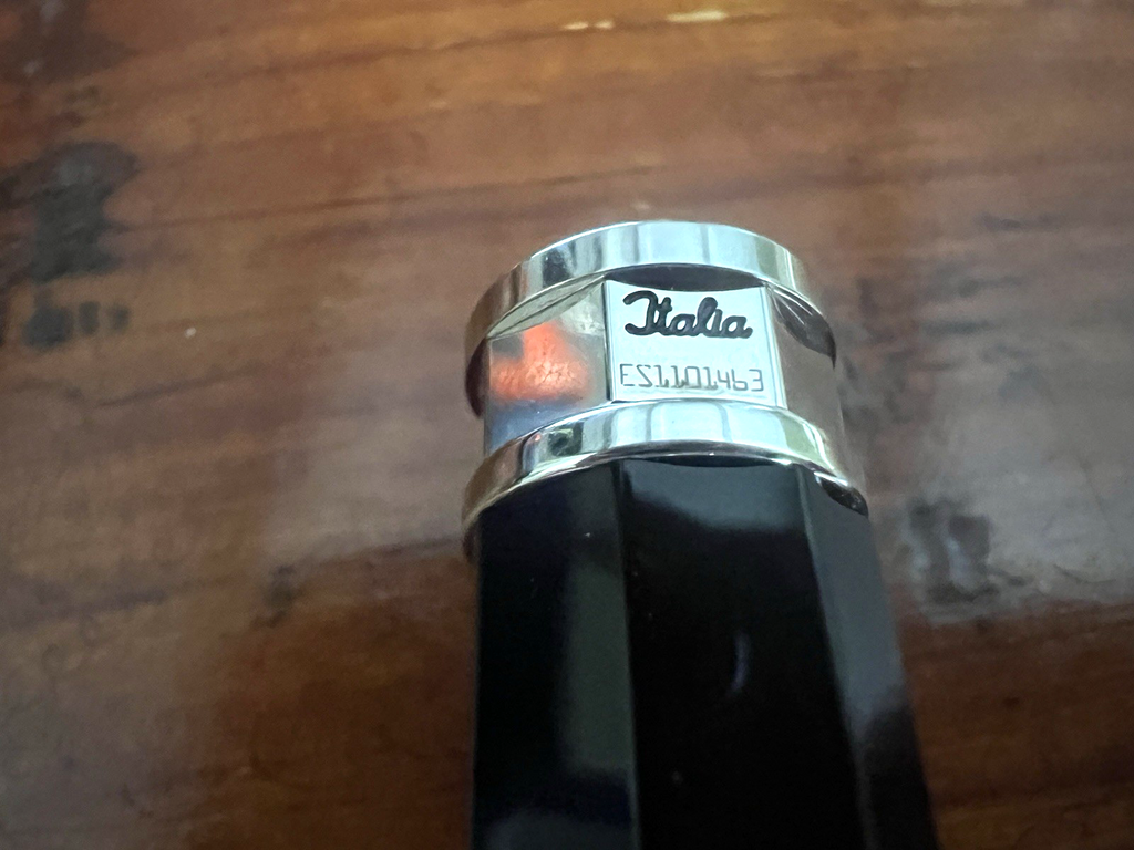 Montegrappa Stylo-Plume Stylo à Plume Nerouno 1912 Or 18K M Convertisseur NOS