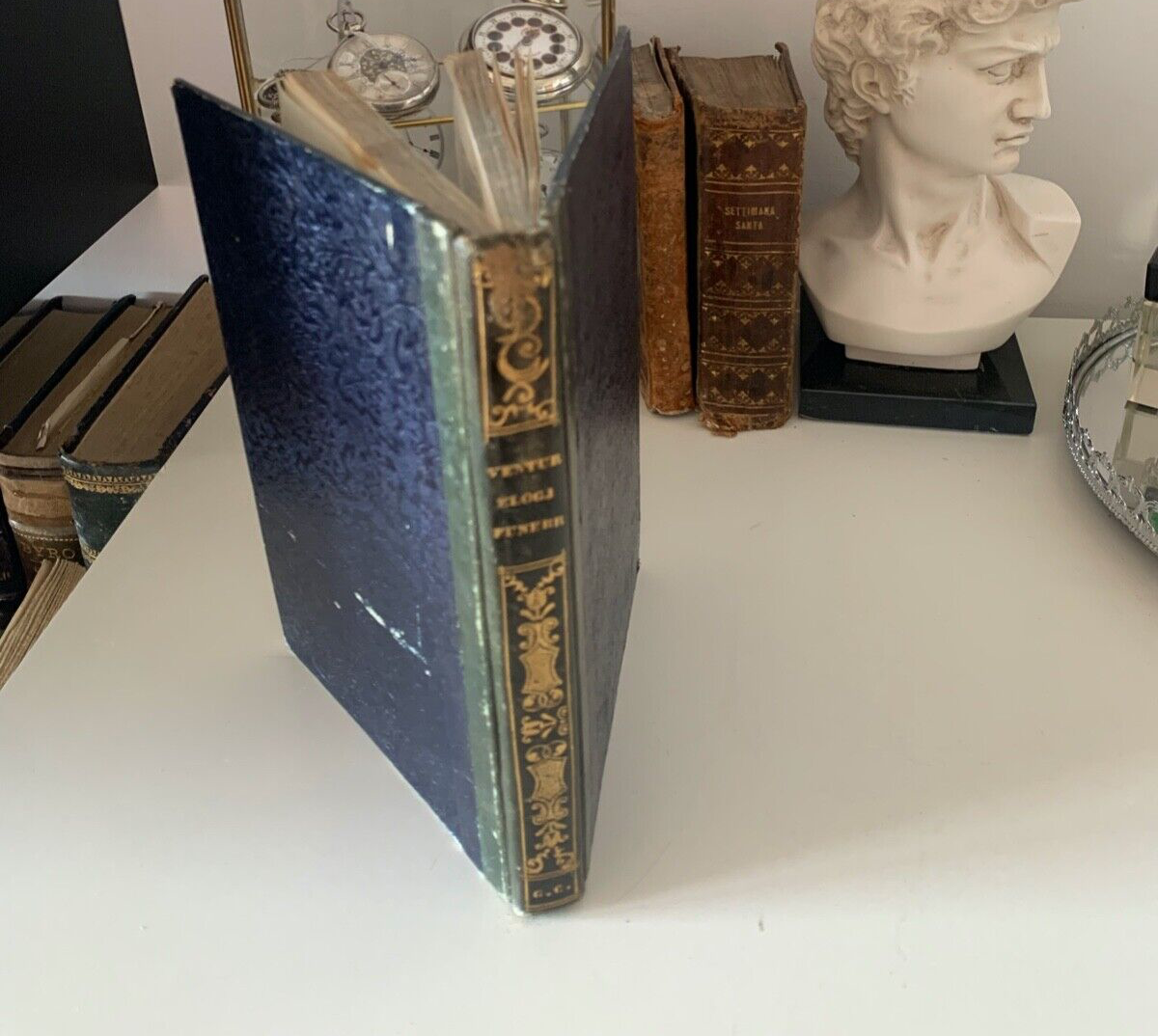 🔴 Book COLLECTION OF FUNERAL PRAISES CHRISTIAN DOCTRINE old 1853 