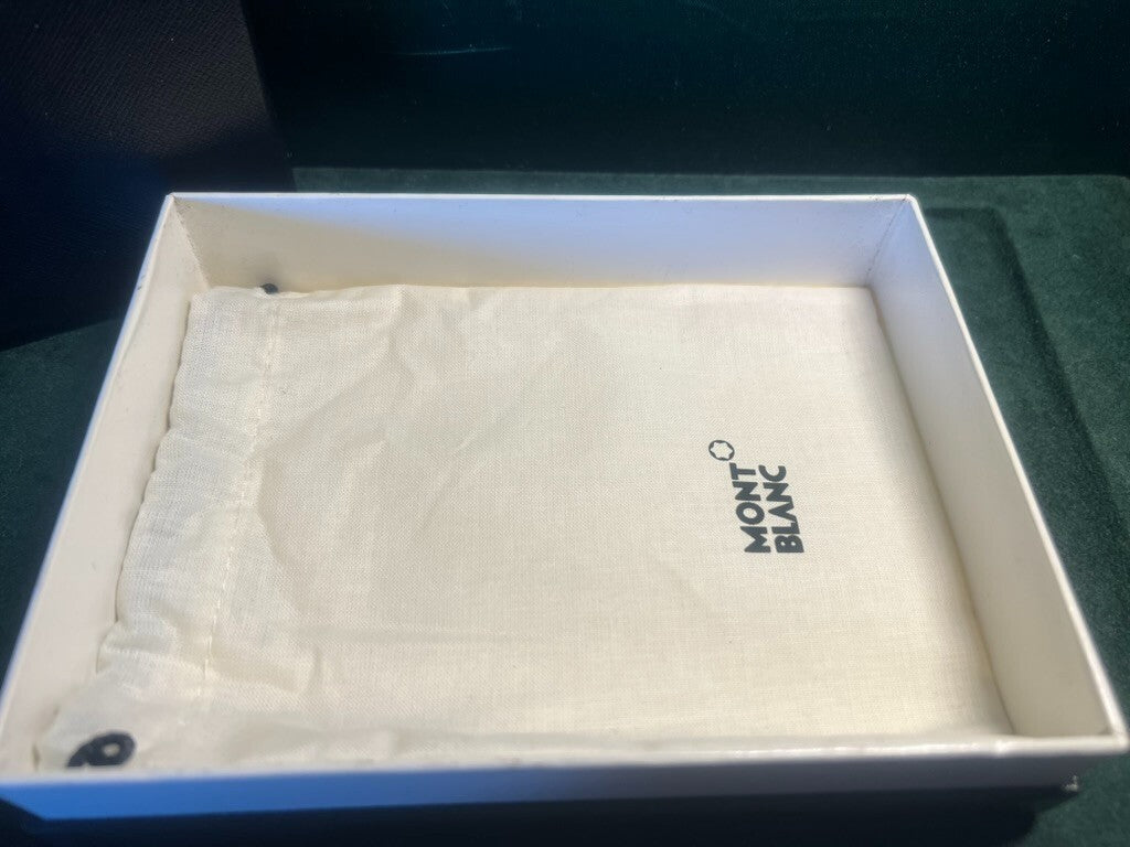 🔴 MONTBLANC scatola portafoglio cofanetto custodia e sacchetto 11,5 x15,8