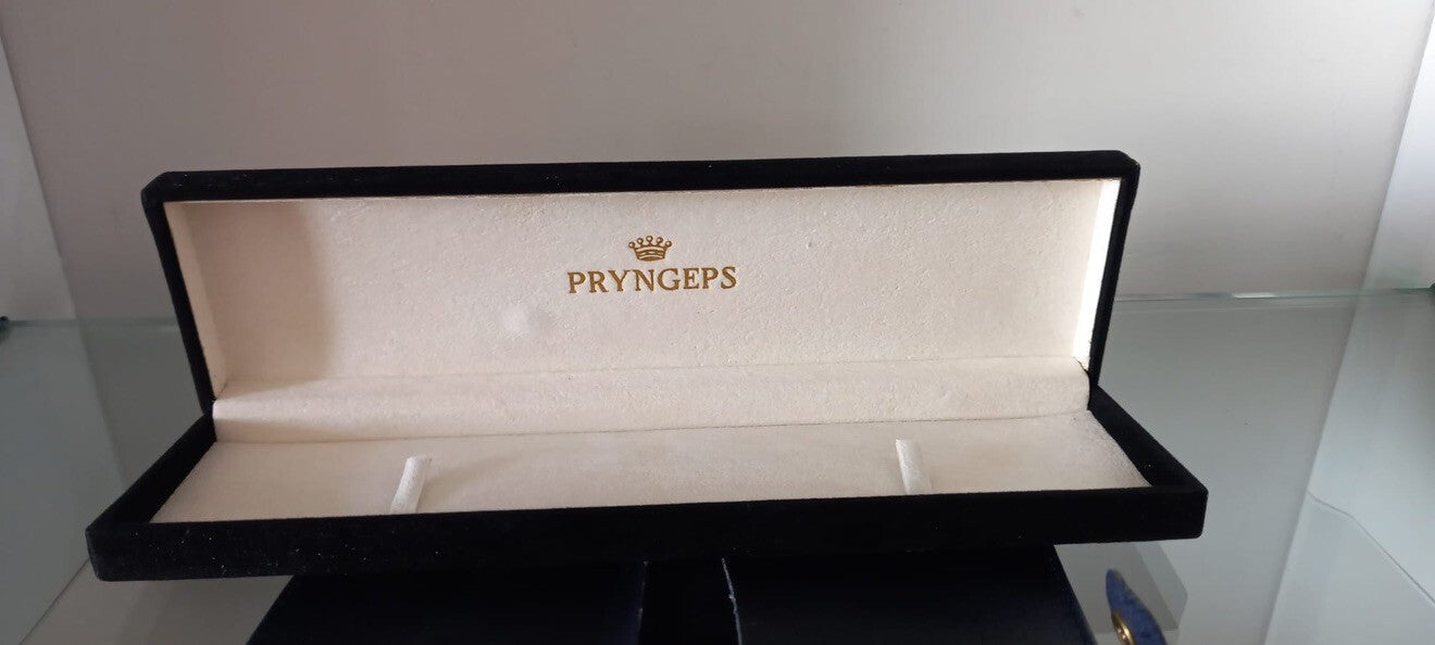 🔴 PRYNGEPS box scatola orologio cofanetto custodia uomo porta garanzia vintage