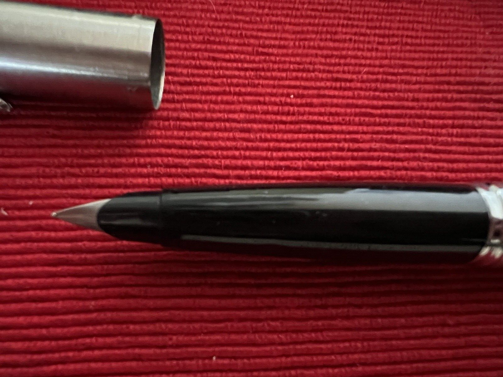 🔴 PARKER penna stilografica 45 Flighter cromata a cartuccia e sfera scrivono
