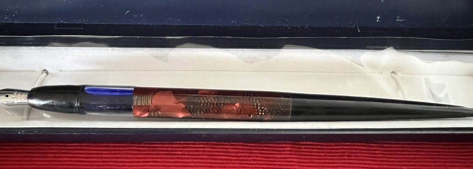 🔴 Penna stilografica stiloforo POSTE TELECOMUNICAZIONI da scrivania