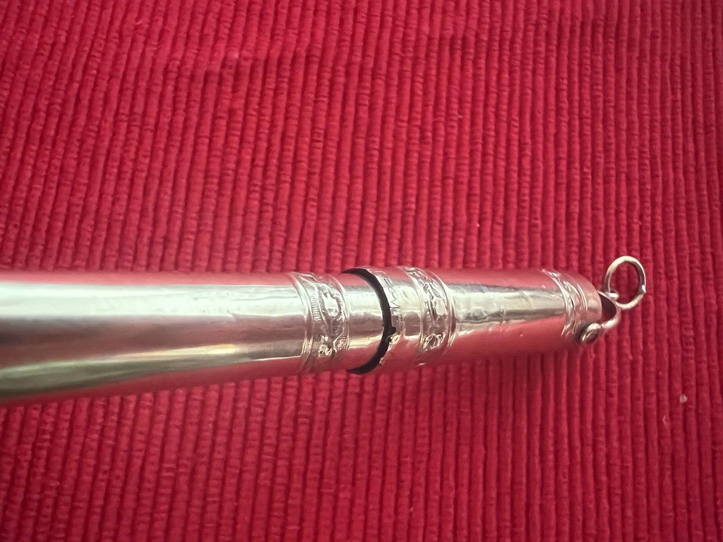🔴 ANGLO AMER penna stilografica retrattile pennino ORO funziona vintage B