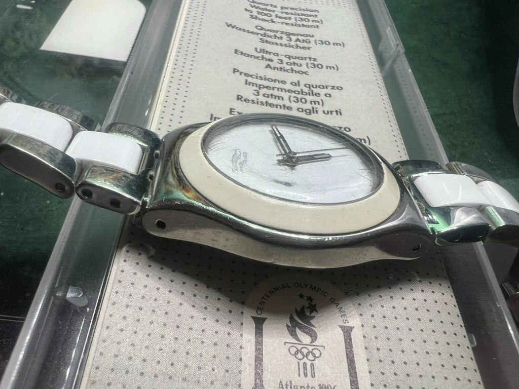 🔴 SWATCH orologi polso uomo donna IRONY quarzo funzionanti LOTTO 5 orologi