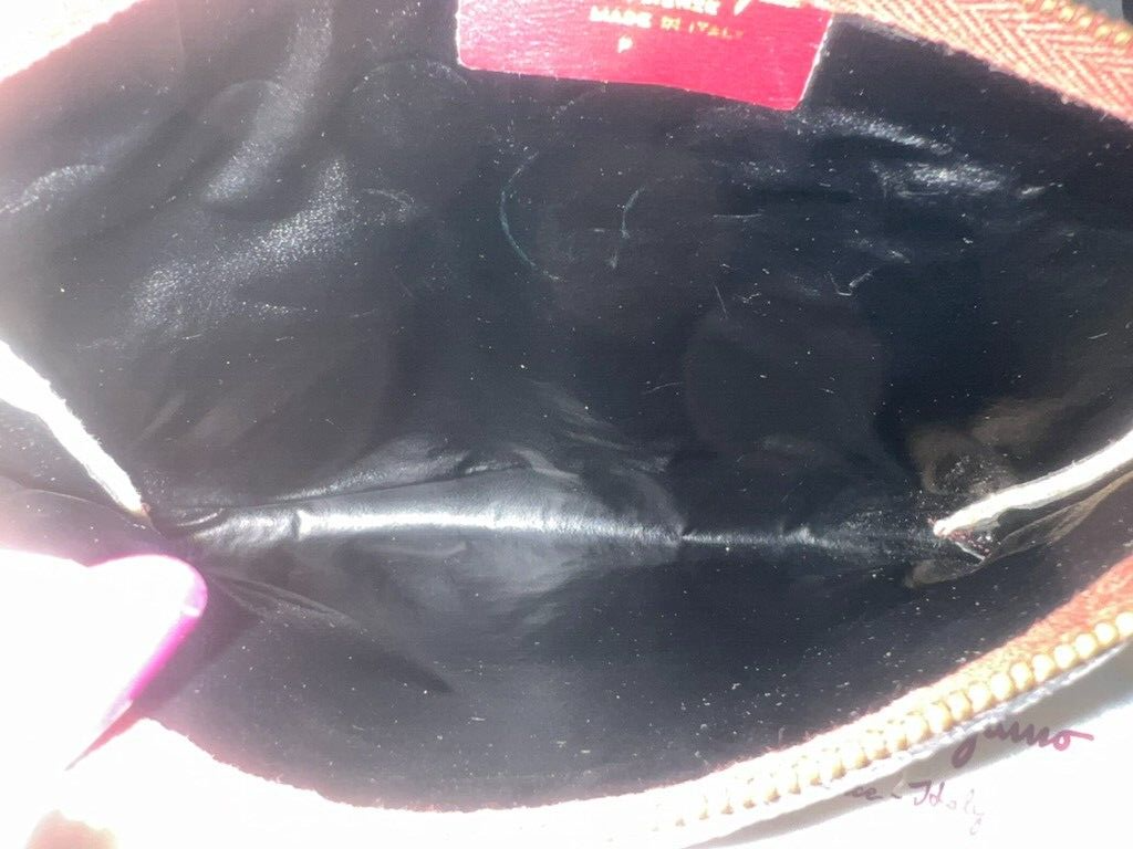 Salvatore Ferragamo Pochette Porte Maquillage Homme Femme Petit Sac Vintage