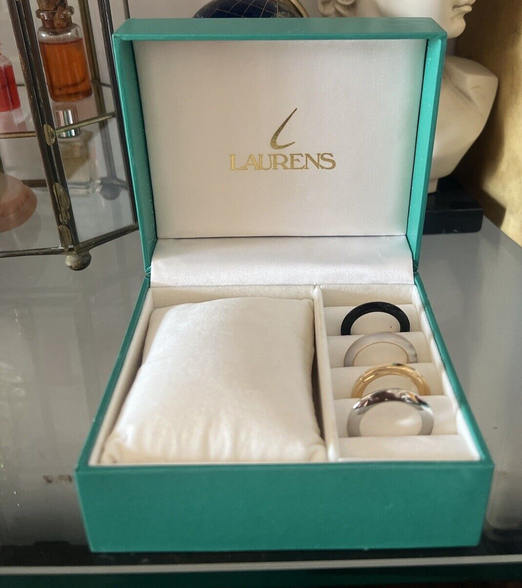 LAURENS Box Watch With Cushion And Rings Box Case
