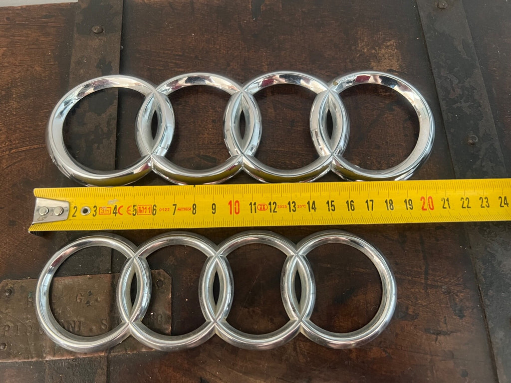 Audi A6 4F0853742 Blasons Emblèmes Frises Étiquettes Voiture 2 Logos 21 CM