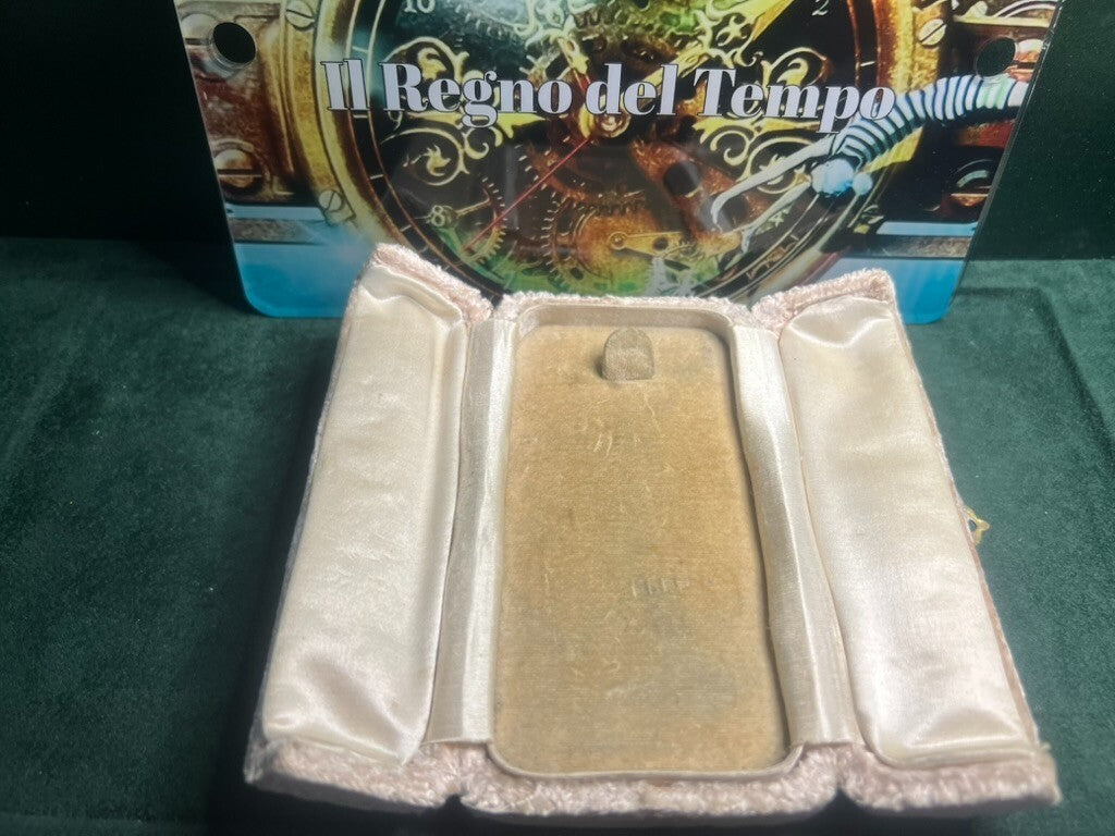🔴 Scatola ciondolo collana astuccio custodia gioiello e porta garanzia vintage