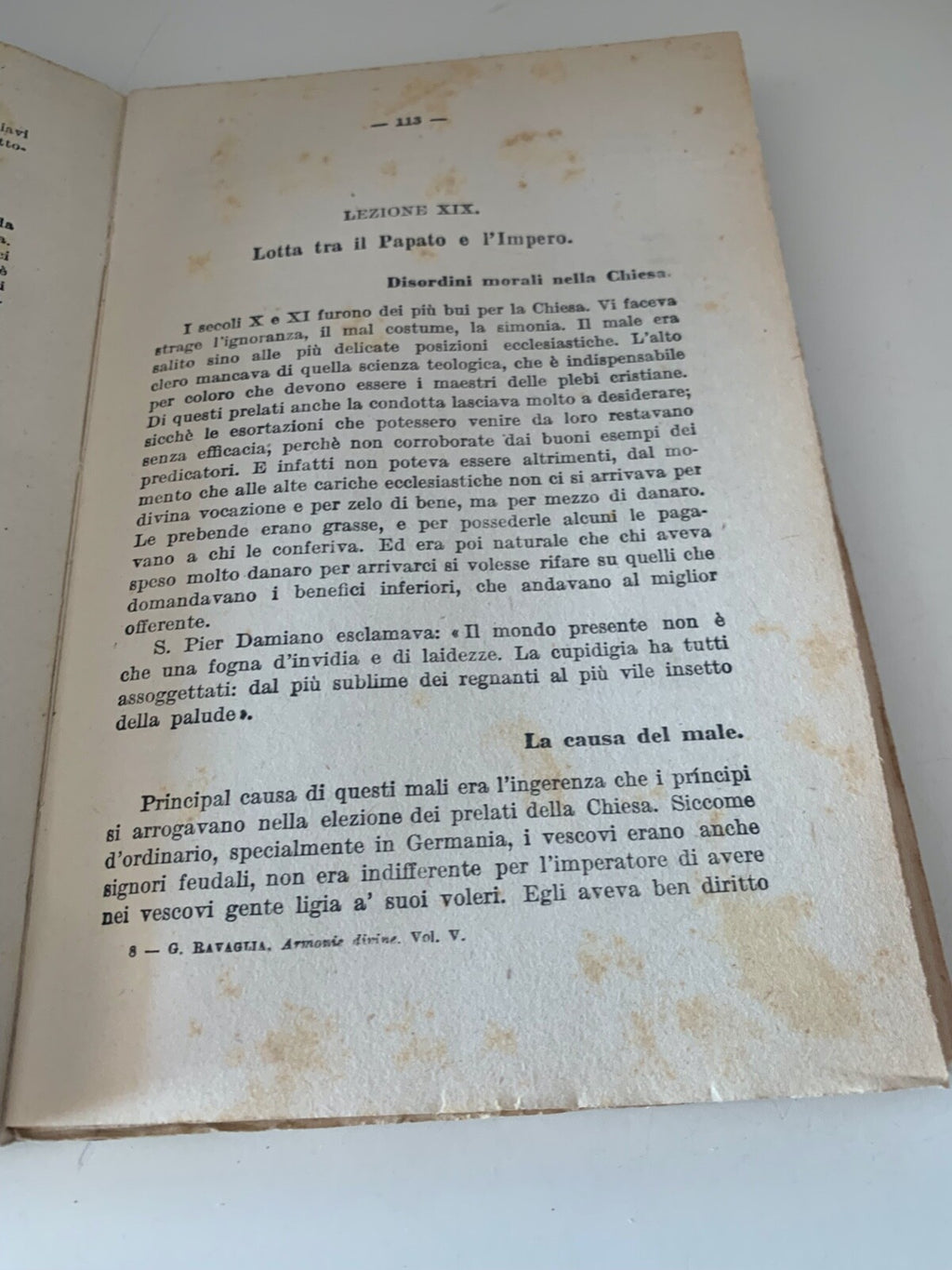 🔴 Libro ARMONIE DIVINE Giovanni Ravaglia Editrice internazionale vintage 1932