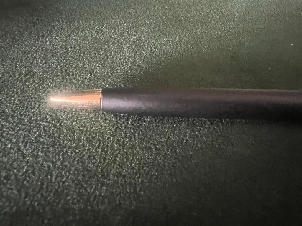 🔴 PAPERMATE mechanical pencil, lacquer, gold profiles, vintage instructions 