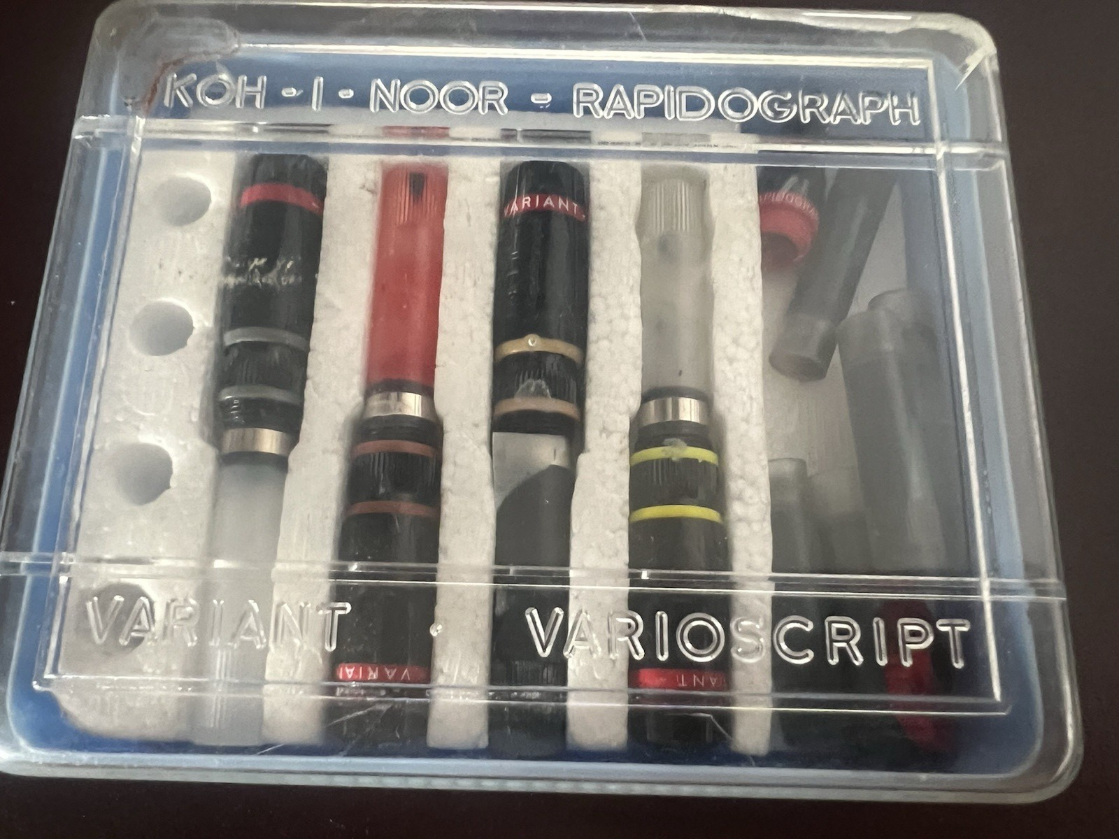 Rotring Pens Koh-I-Noor Set Variant Varioscript Rapidograph Tanks Vintage