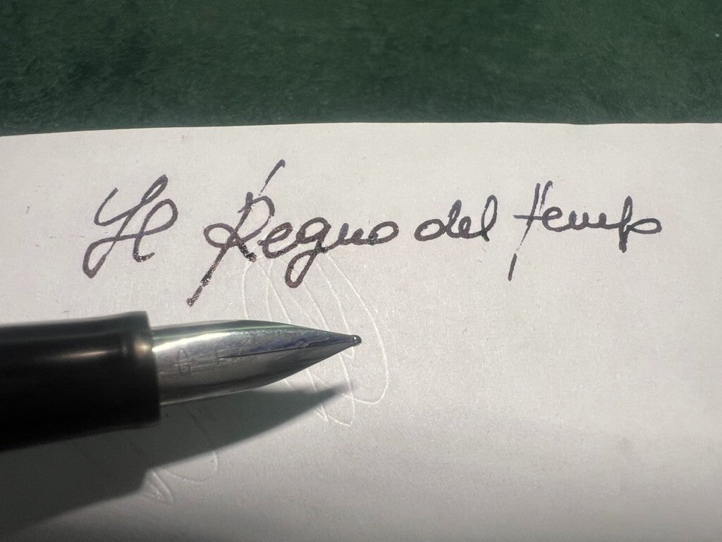 🔴 PARKER penna stilografica 15 cromata a cartuccia pennino 4 scrive garanzia