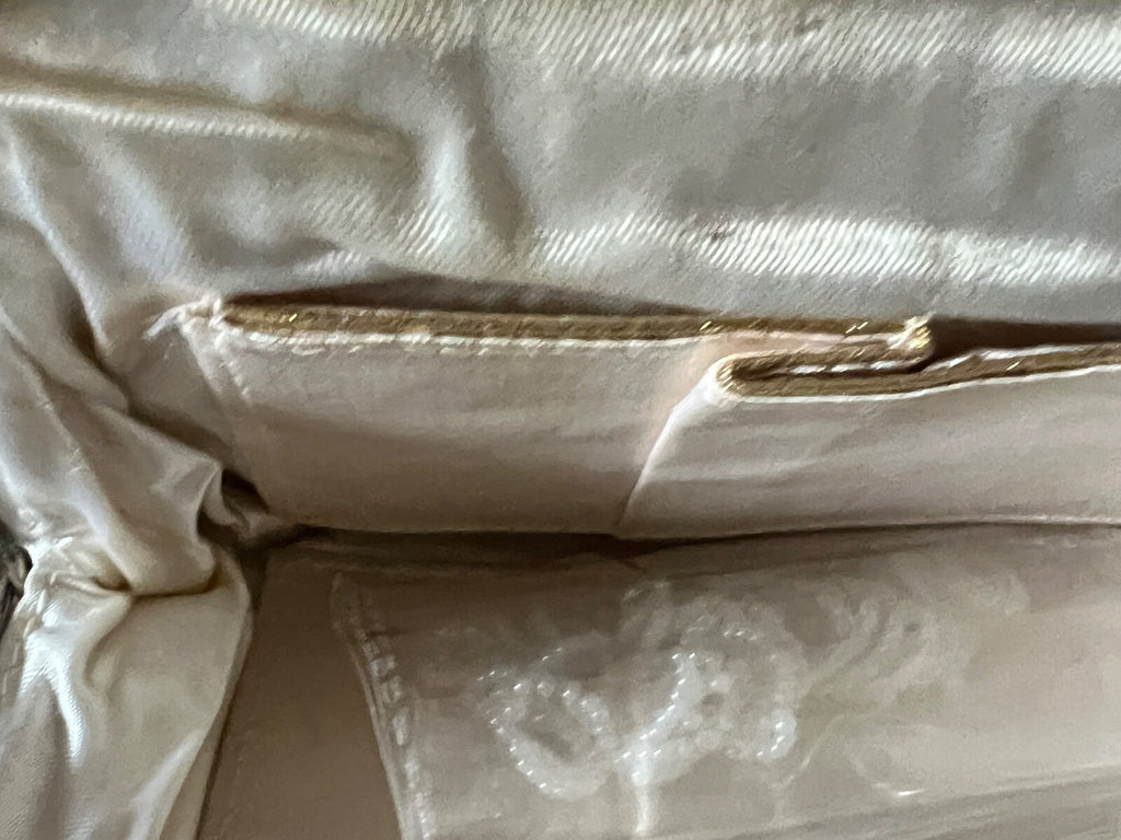 Sac Eagle Brand Métal Et Perles Authentique Fabriquées Mano Interne Soie Déco