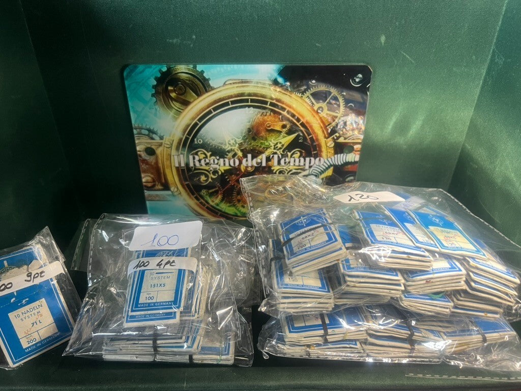 🔴 LAMMAMERTZ Nähmaschinennadeln 70, 90, 100, 110, 120, 200 im Block, Los 1 