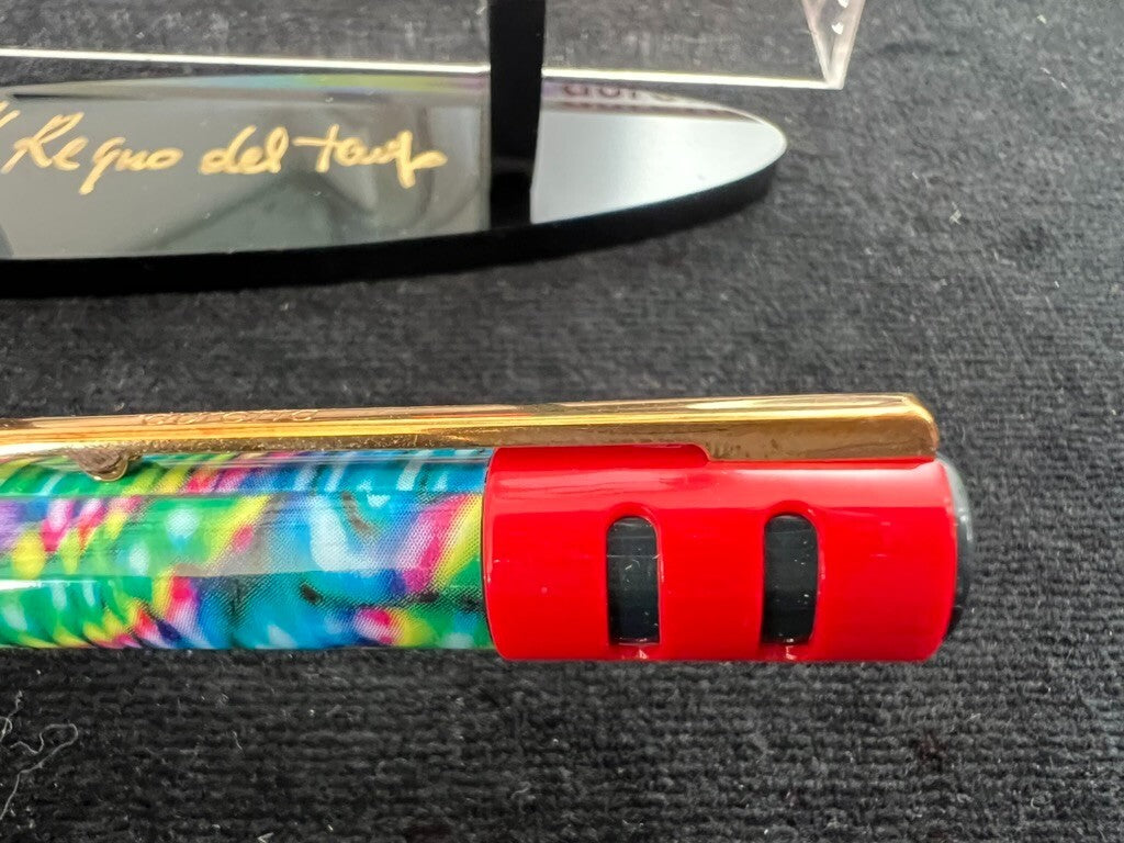Auretta Stylo-Plume Stylo à Plume par Aurora Rouge Jungle Cartouches Cru 1970