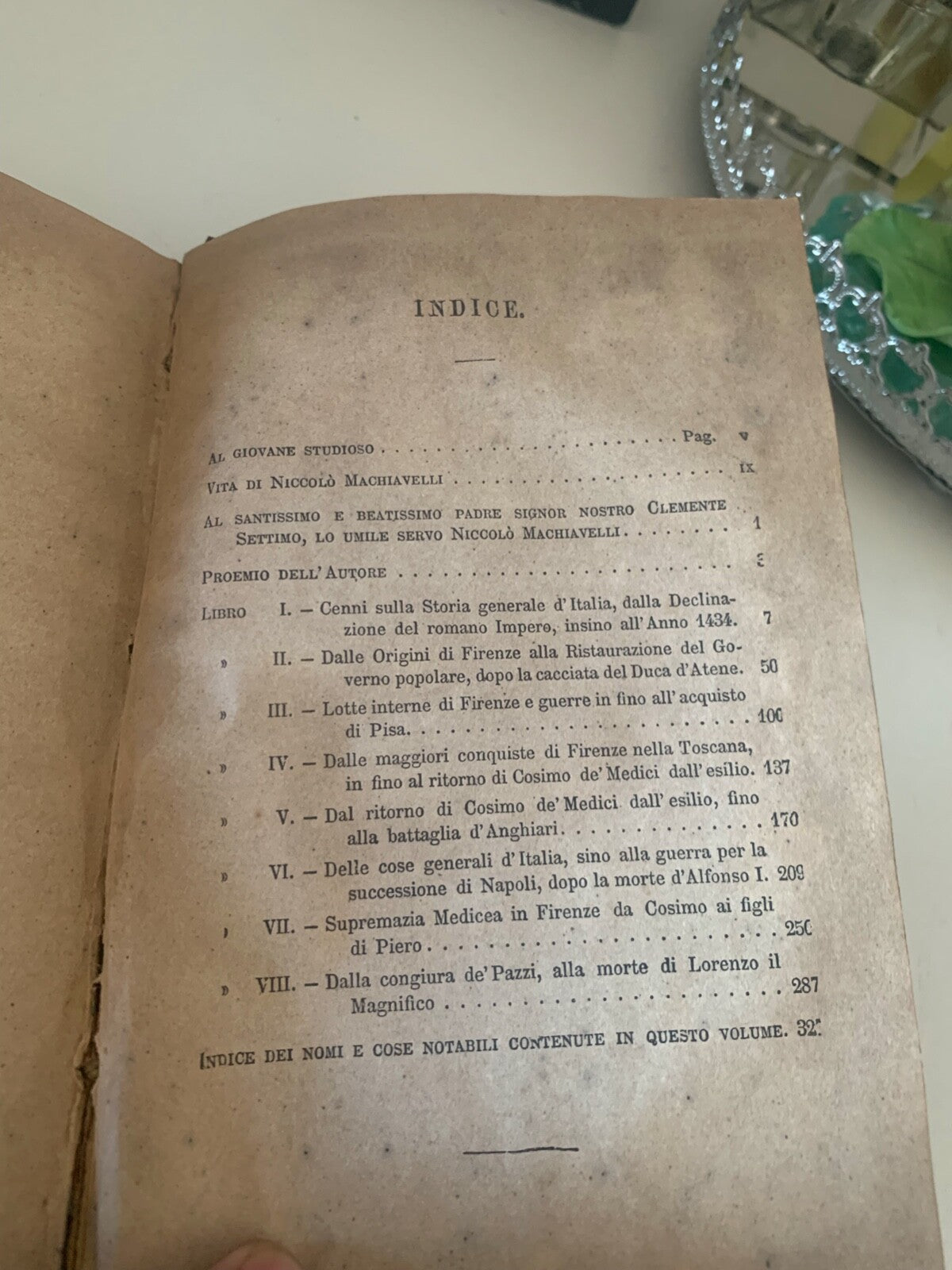 🔴 Book THE FLORENTINE HISTORIES Niccolò Machiavelli Ravasio ancient 1883