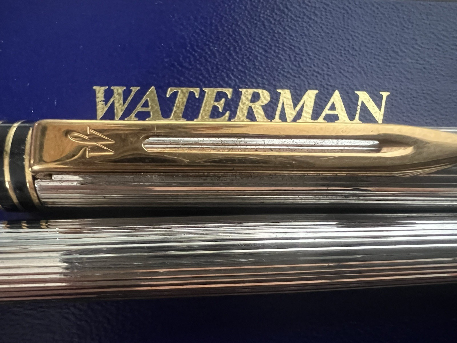 Waterman Pen Fountain Pen Hooded Drum Plated Silver Parts Spare Parts