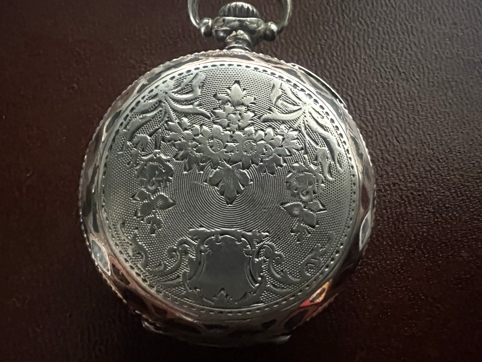 🔴 Orologio tasca ARGENTO 800 donna revisionare parti vintage UNION HOROLOGERE 1