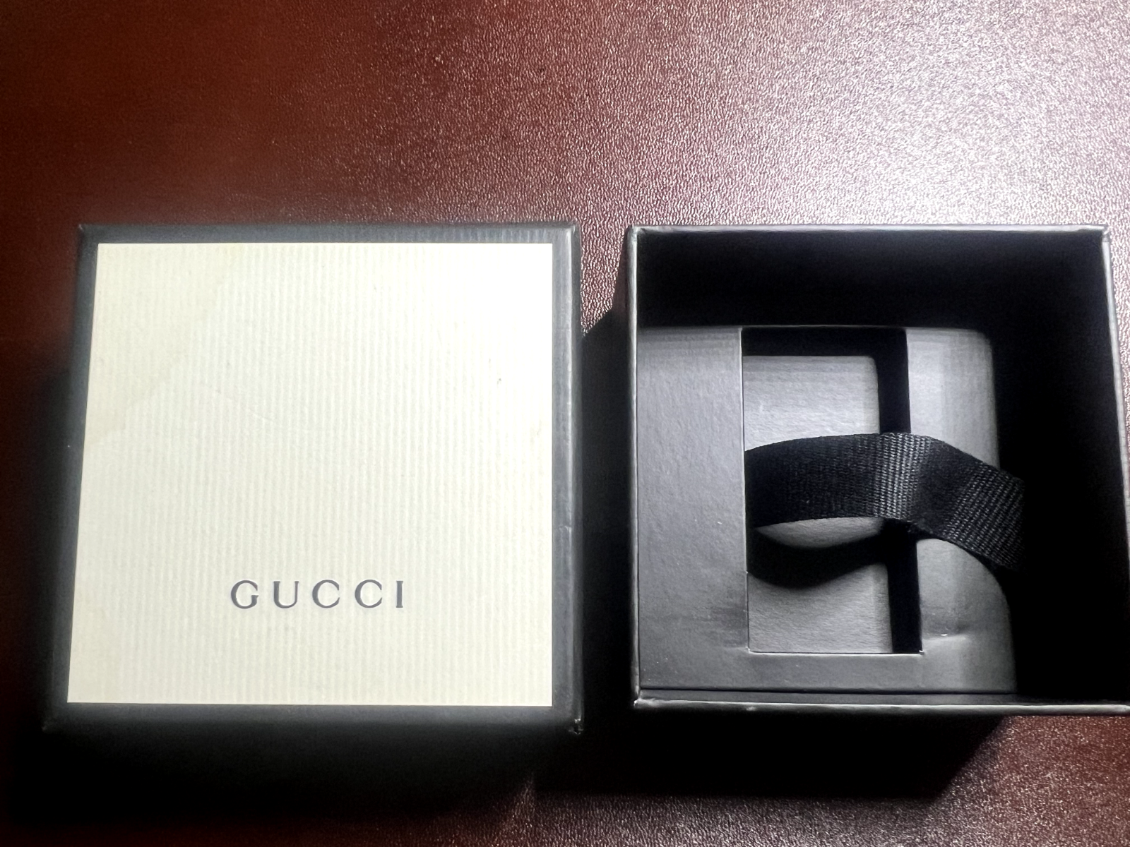 🔴 GUCCI scatola astuccio cofanetto bianco e nero multi utilizzo