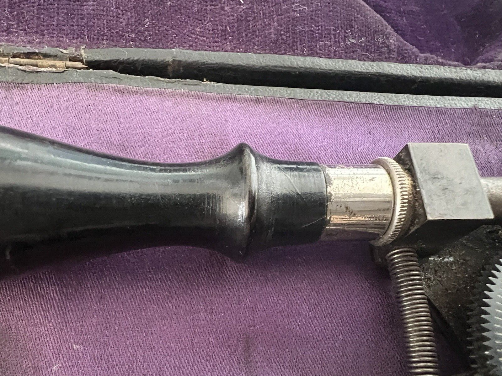 🔴 FILOTECNICA SALMOIRAGHI Tachimetro meccanico portatile x officina antico 1880