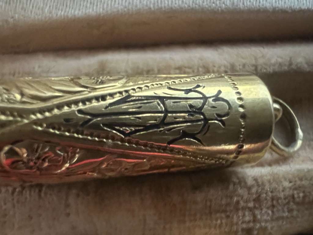 🔴 Penna stilografica OTTOMANA IMPERIALE sultano Abdulhamid II antica