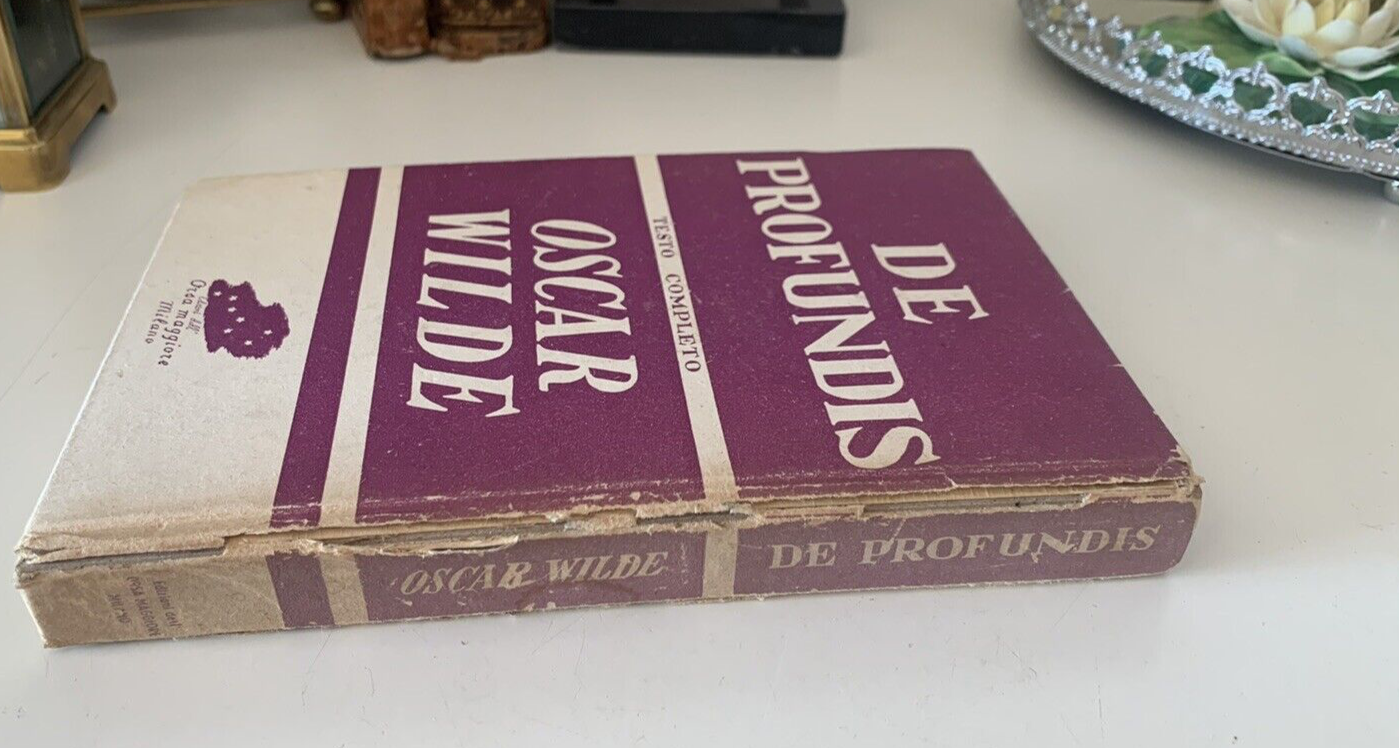 Livre de Profundis Texte Completo Oscar Wilde Orsa Major Époque 1950