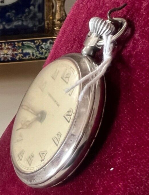 🔴 CHRONOMETRE orologio tasca uomo carica manuale da revisionare parti