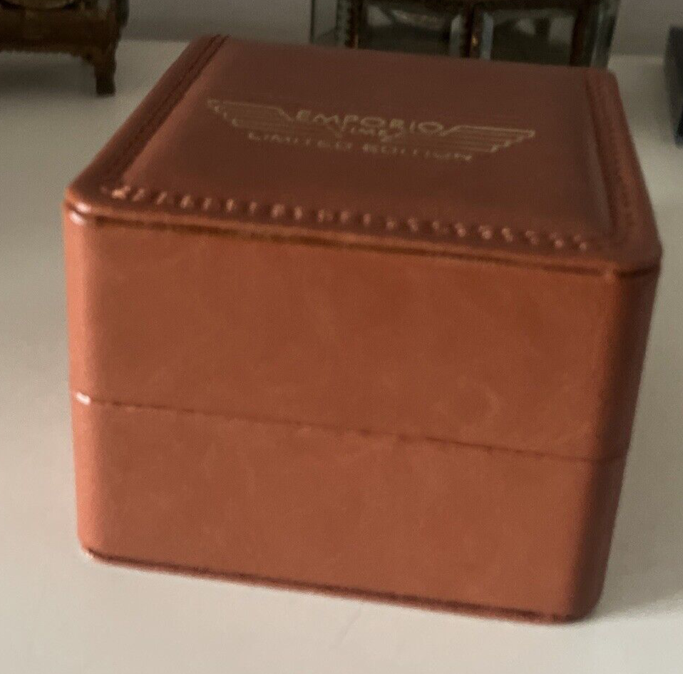 🔴 EMPORIO TIME box scatola orologio cofanetto custodia LIMITED EDITION rara