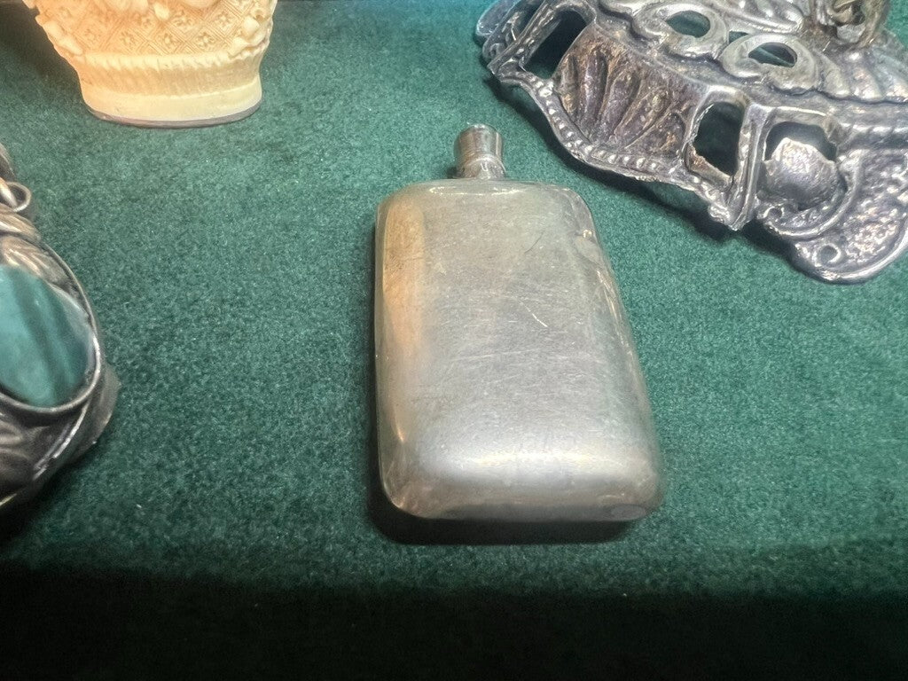 🔴 Porta PROFUMI ESSENZE da borsa toilette con specchio 5 PEZZI vintage