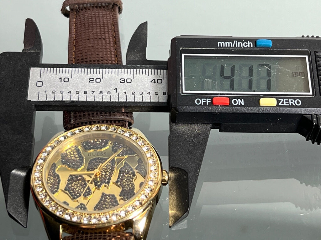 🔴 GUESS orologio donna movimento al quarzo funzionante animal W0056L scatola