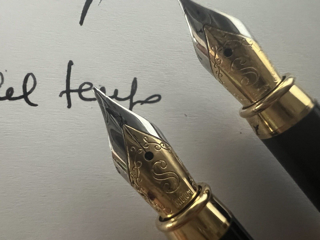 Stilus Pens Stylos-Plumes Chrome Cartouche Cinq Iridium Write 2 Stifte 