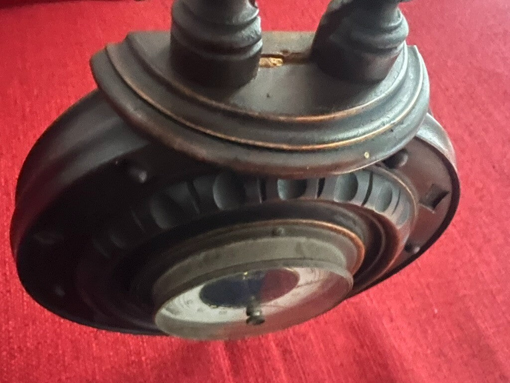 Barometer Mechanisch Kunsthandwerk Aus Holz Gedreht Und Gravur A Hand H 44