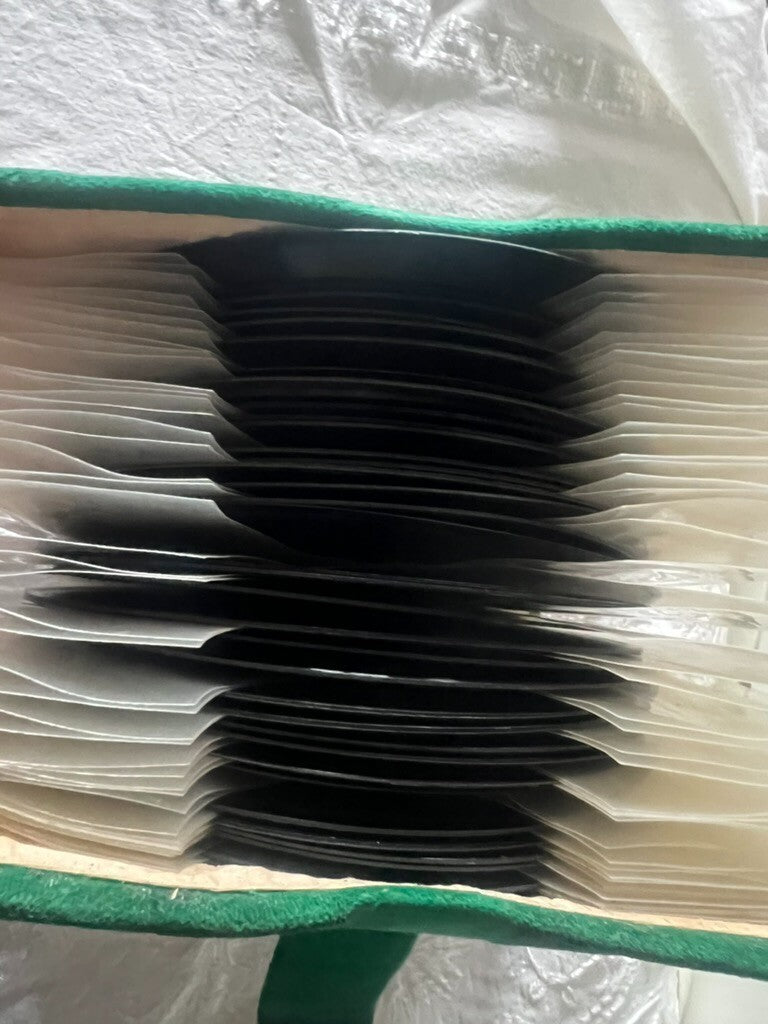 Disques 45 Tours En Album Velours Vert 33 à Collectionner Neuf Come Photo