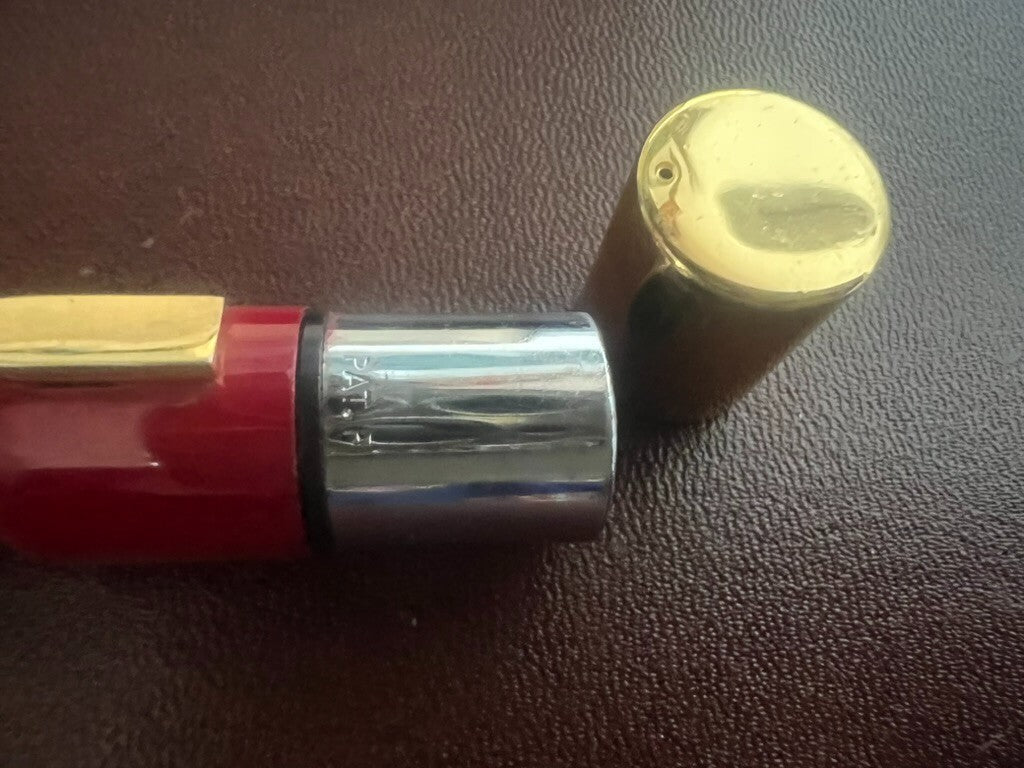 🔴 TANIEVER matita meccanica portamine lacca con timbro Giappone vintage