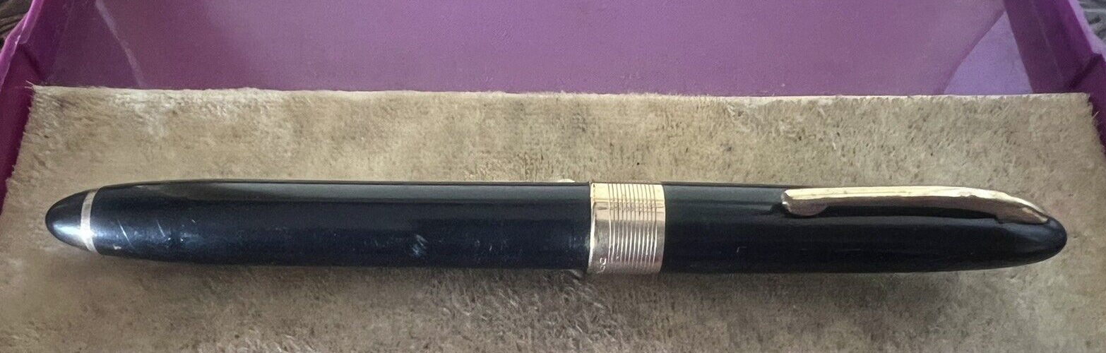 🔴 PEN CO penna stilografica pennino a diamante ORO 14 kt vintage Penco B