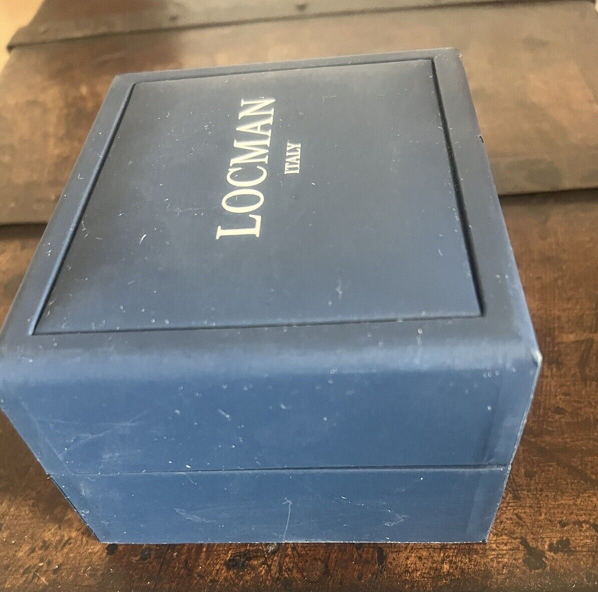 🔴 LOCMAN Uhrenbox mit kompletter Innenpolsterung 