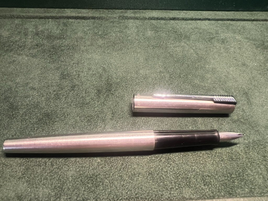 Parker Stylo-Plume Stylo à Plume 15 Chrome A Cartouche 4 Écrit Garantie 