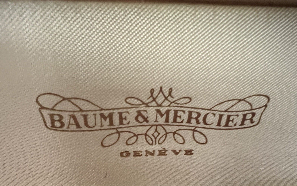 🔴 BAUME & MERCIER box scatola orologio da polso rossa custodia vintage
