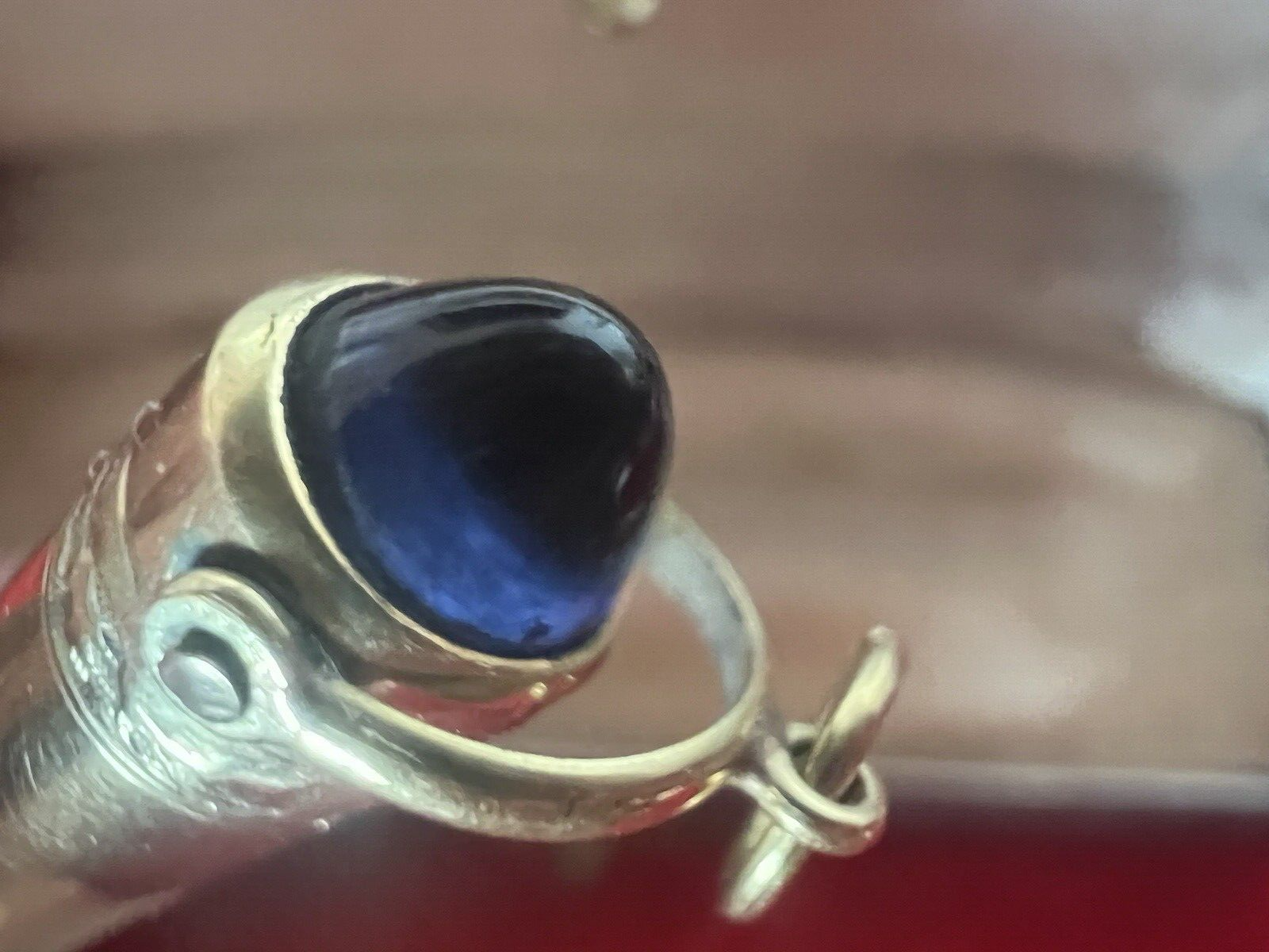 Anglo Amer Stylo-Plume Stylo à Plume Retractable Or Fonctionne Vintage B 