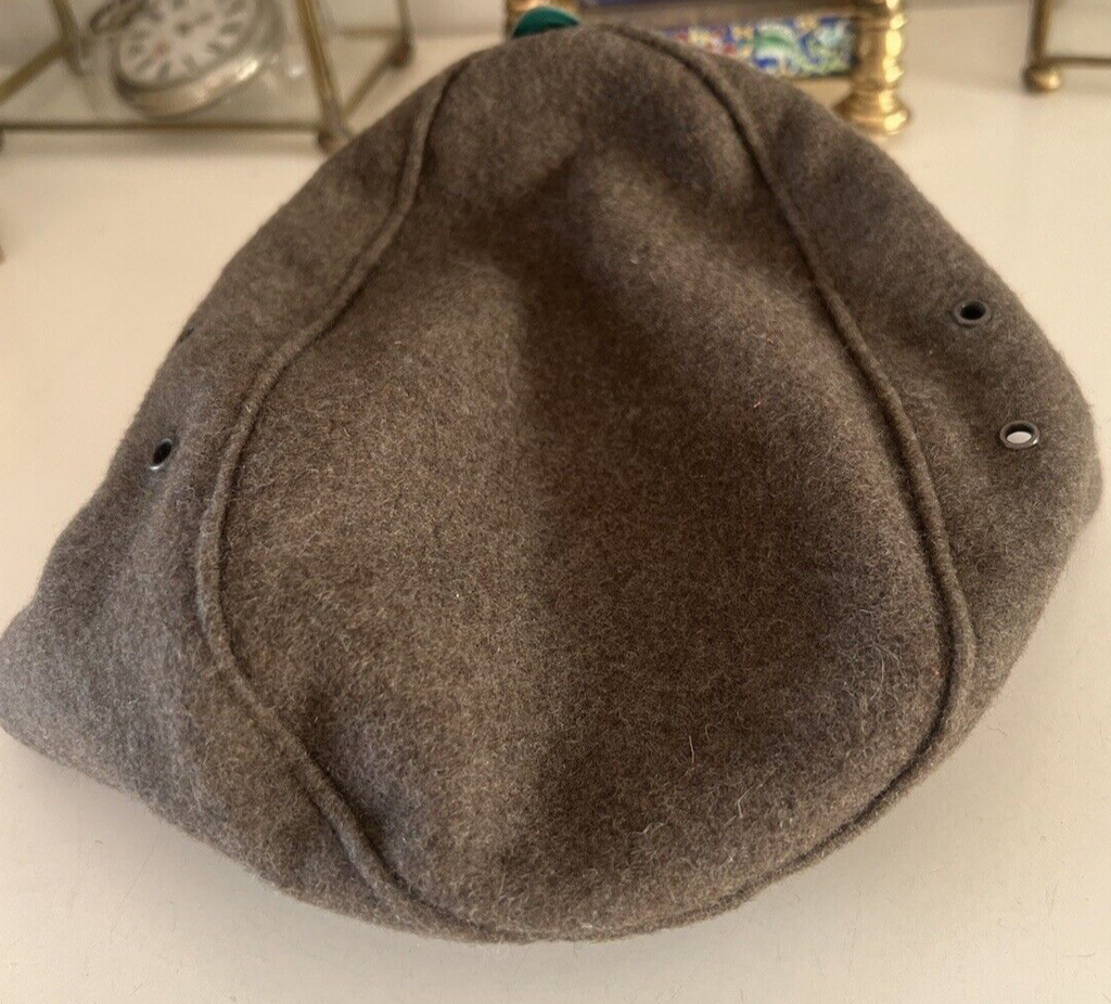 Feuerwehrmütze Plüsch Italienisch Vintage 