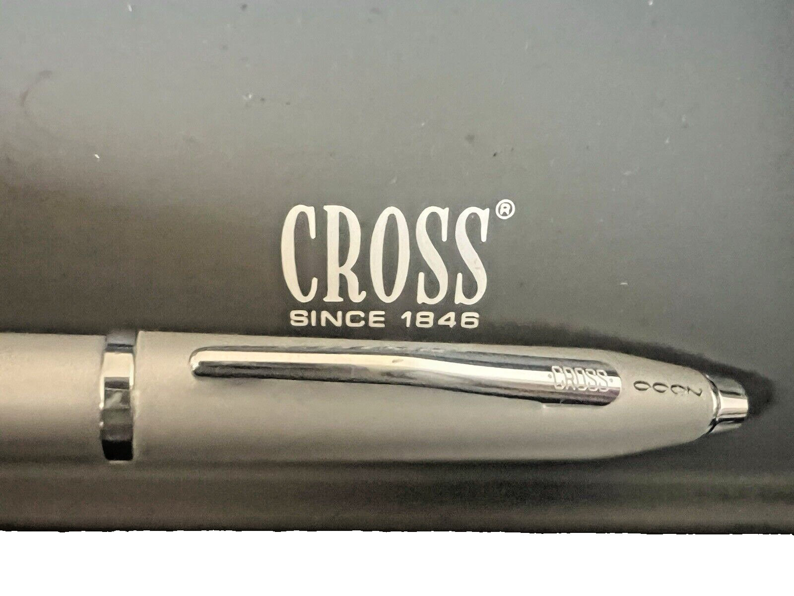 🔴 CROSS penna stilografica lacca grigia Giubileo 2000 a cartuccia con astuccio
