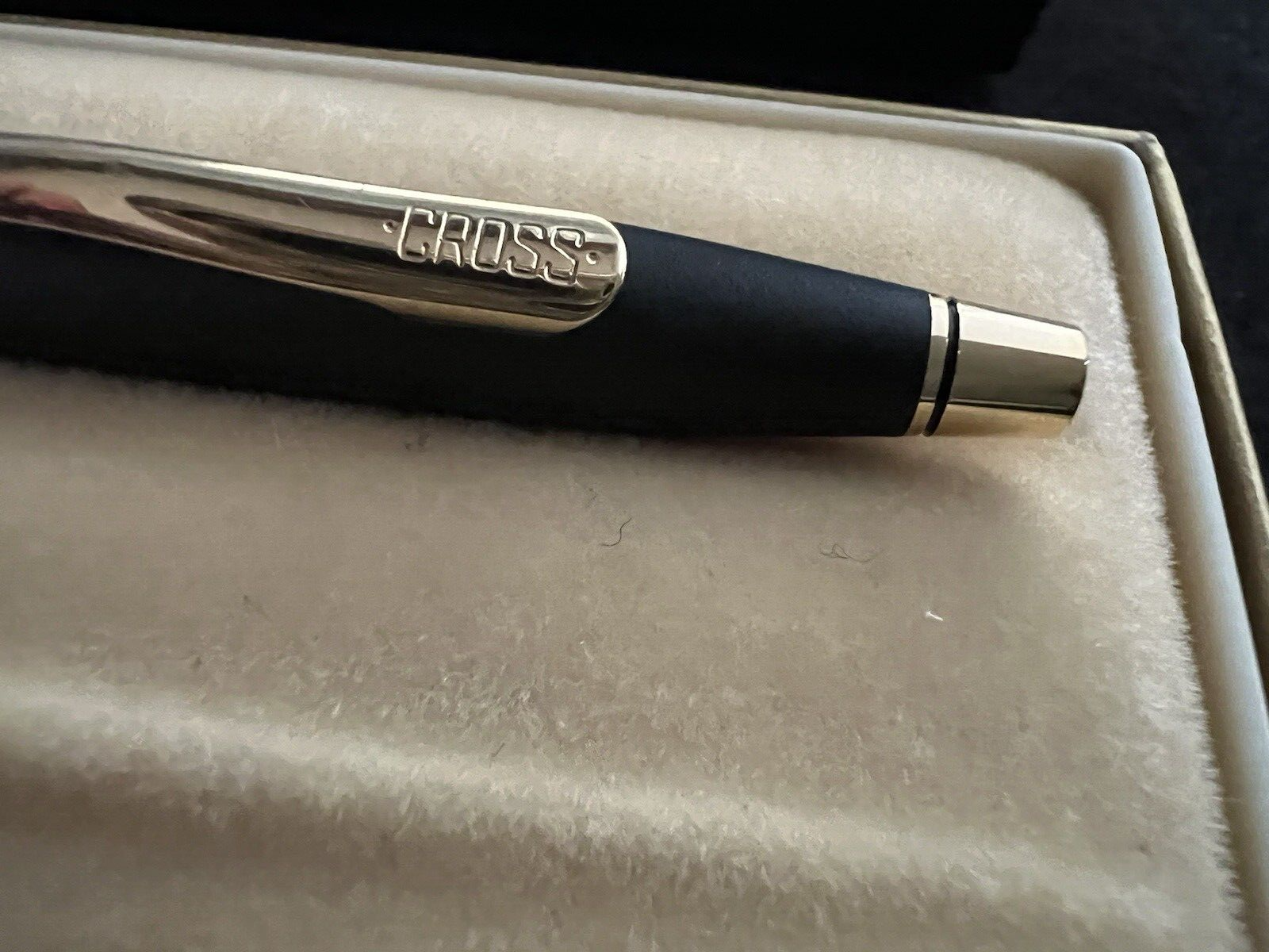 Cross Stylo-Plume Sphère Laque Noire Classique 2502 Écrit Boîte Livret Rétro C