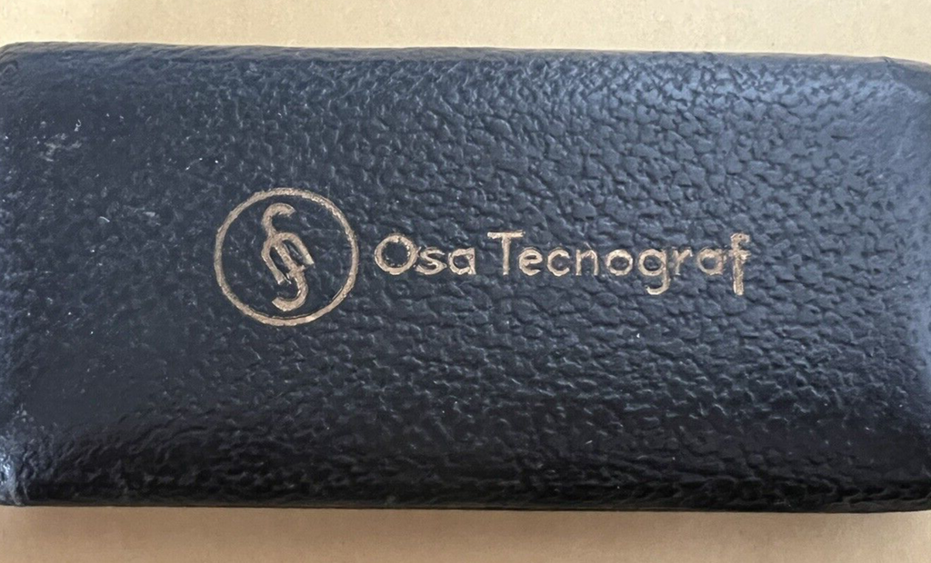 🔴 OSA TECNOGRAF penna TECNICA con astuccio pennini vintage