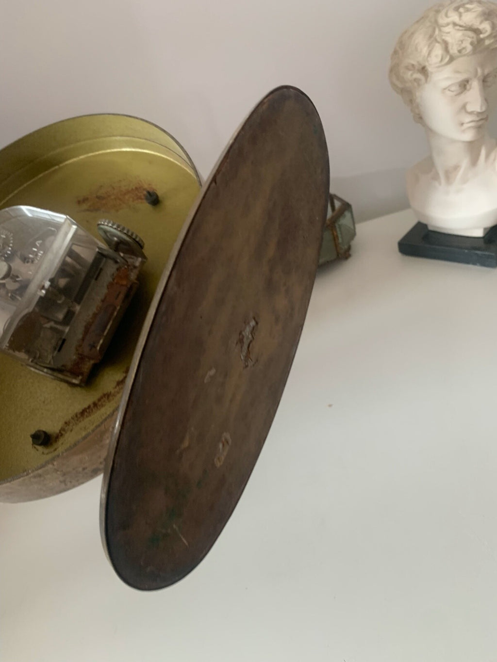 🔴 VEGLIA ELEKTRON orologio appoggio tavolo da revisionare parti vintage