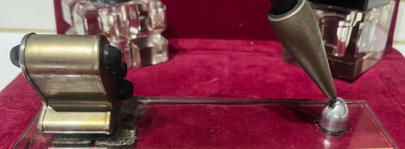 Reform Base Stylo-Plume Sphère Siloforo Calendrier Perpétuel Bureau Verre Cru 